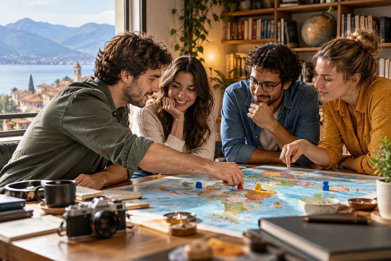 Partecipanti collaborano a un gioco